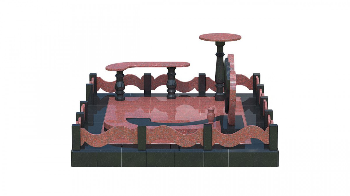 Мемориальный комплекс гранитный 9